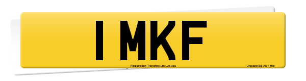 Registration number 1 MKF